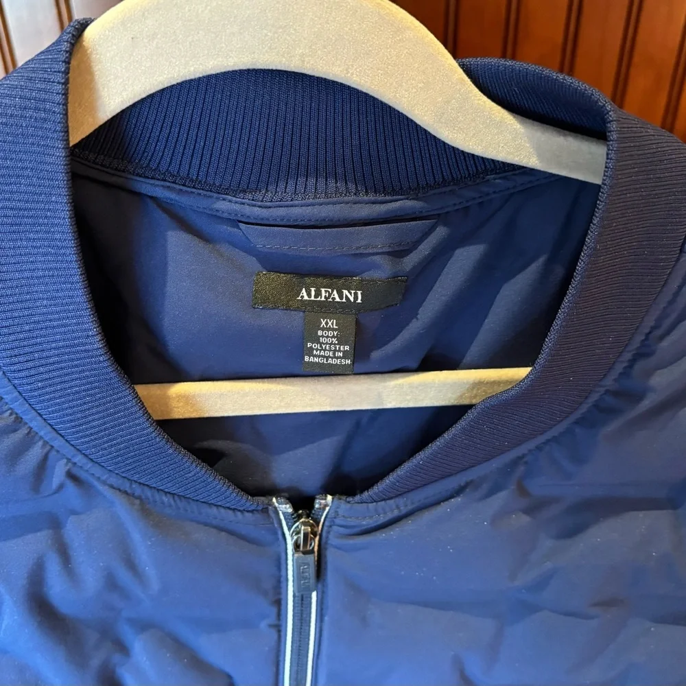 Alfani Men's Deep Blue‎ Quilted Vest